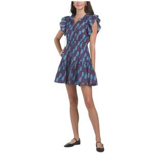 WKND Flutter Sleeve Mini Dress